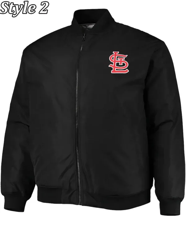 St Louis Cardinals Black Jacket