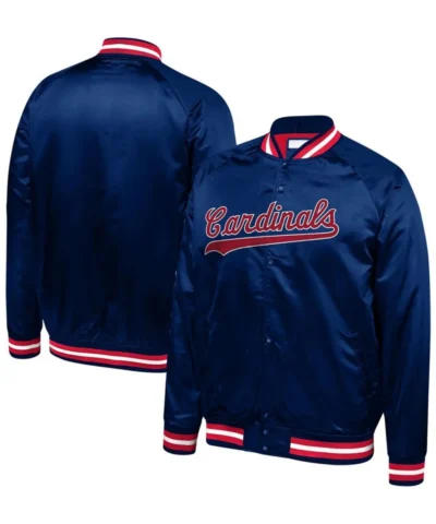 St. Louis Cardinals Full Snap Navy Jacket