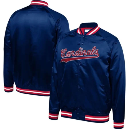 St Louis Cardinals Full Snap Navy Jacket
