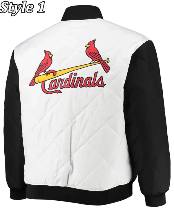 St Louis Cardinals White Black Jackets