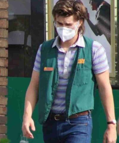 Steve Harrington Stranger Things Joe Keery Green Vest