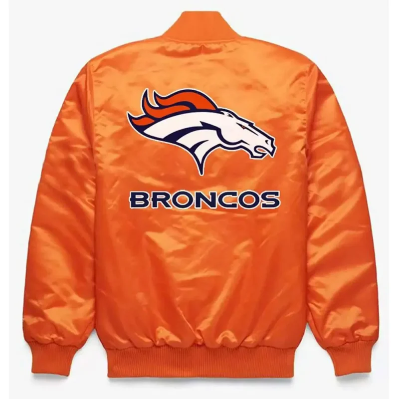 Super Bowl Denver Broncos Orange Satin Jackets
