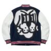 Supreme Bone Blue Varsity Jacket