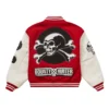 Supreme Bounty Hunter Red Wool Leather Varsity Jacket 4