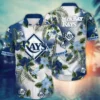 Tampa Bay Rays Hawaiian Cotton Shirt For Sale