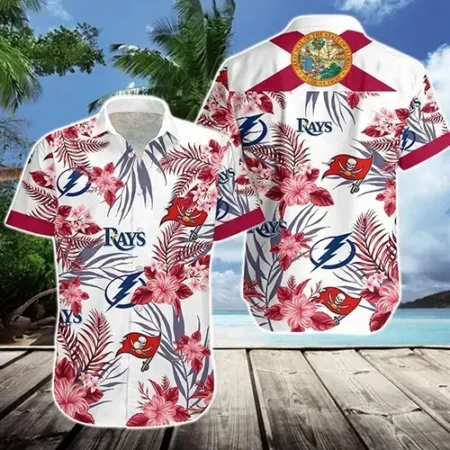 Tampa Bay Rays Hawaiian Cotton Shirt Shop Now