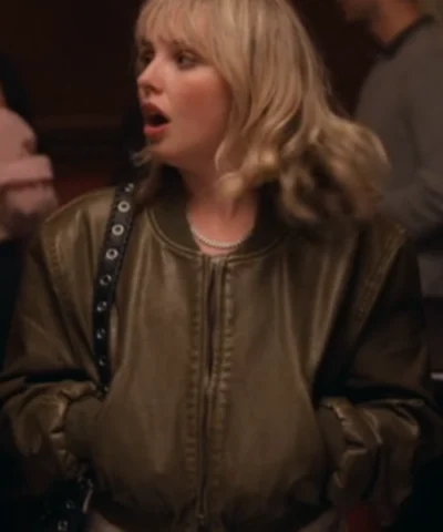Taylor The Sex Lives of College Girls Green Jacket 2