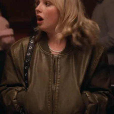 Taylor The Sex Lives of College Girls Green Jacket 2