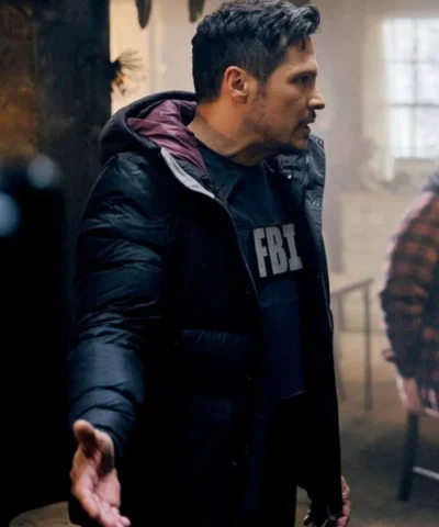 The Hunting Party S01 Nick Wechsler Puffer Black Jacket