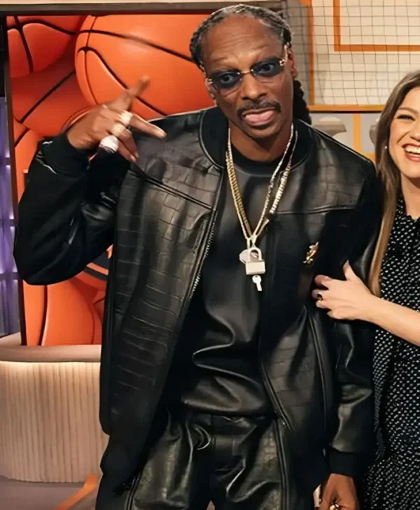 The Kelly Clarkson Show Snoop Dogg Leather Jacket 1