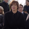 The Now Daryl Hannah Black Wool Coat