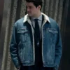The Recruit Laura Haddock Black Puffer Jacket 600x729 1