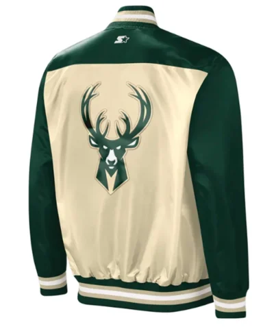 The Tradition II Milwaukee Bucks Green Cream Jackets