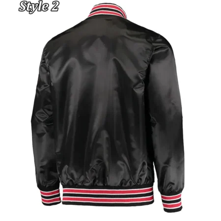 Toronto Raptors Black Satin Jacket