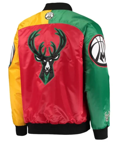 Ty Mopkins Milwaukee Bucks Satin Jackets