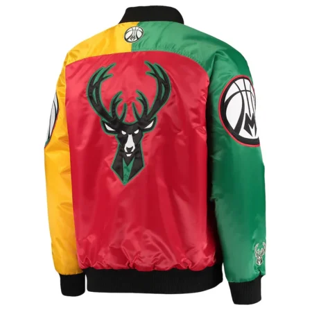 Ty Mopkins Milwaukee Bucks Satin Jackets