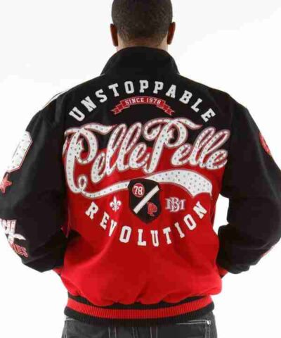 Unstoppable Pelle Pelle Revolution Red Jacket