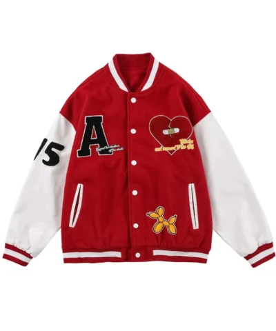 Varsity Broken Heart Tideeku New Embroidery Jacket