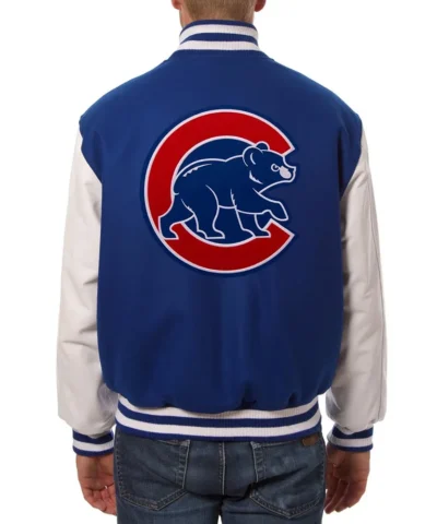 Varsity Chicago Cubs Royal Blue and White Jackets