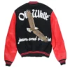 Varsity Off White 23 Eagle Red and Black Jackets