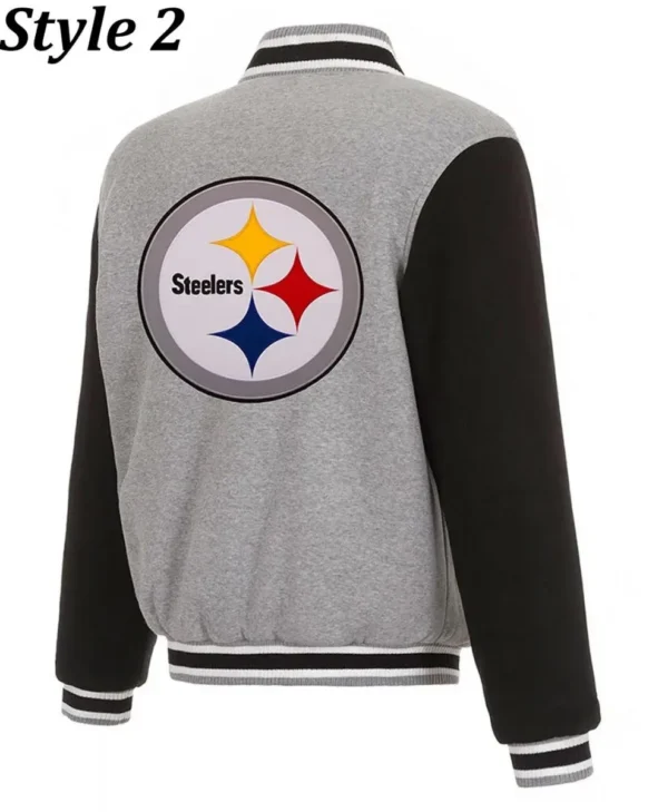 Varsity Pittsburgh Steelers Leather Wool Jackets