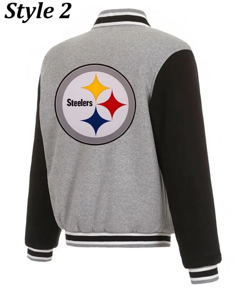 Varsity Pittsburgh Steelers Leather Wool Jackets