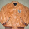 Vintage 1990s Mirage New York Yankees Leather Jacket