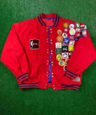 Vintage 90s Jeff Hamilton Hwc Nba Varsity Jacket