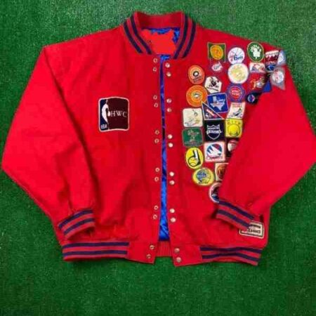 Vintage 90s Jeff Hamilton Hwc Nba Varsity Jacket