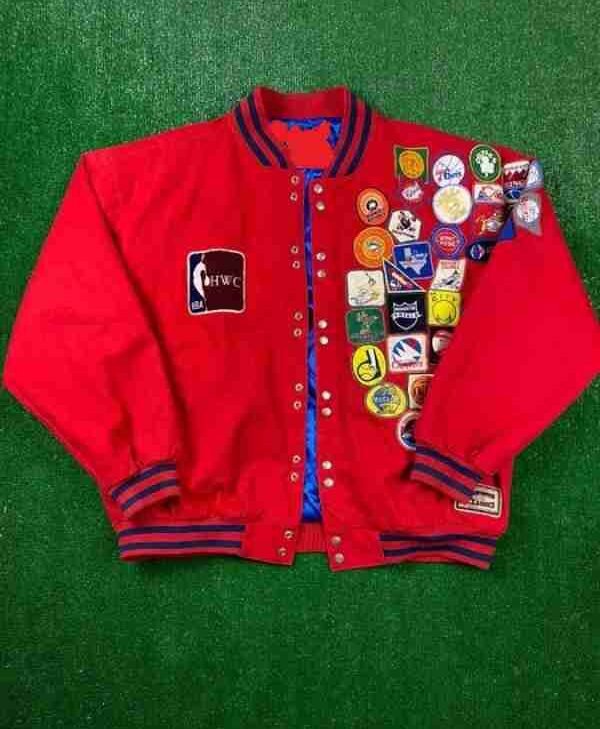 Vintage 90s Jeff Hamilton Hwc Nba Varsity Jacket