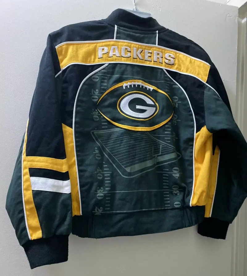 Vintage 90s NFL Green Bay Packers Varsity Jacket