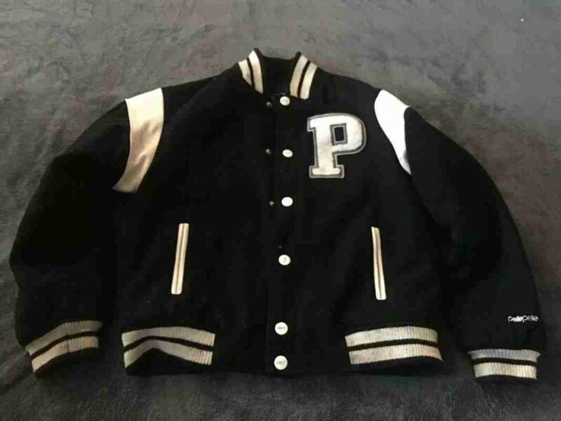 Vintage Black White Pelle Pelle Wool Jacket