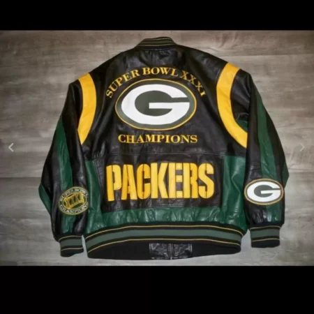 Vintage Green Bay Packers Super Bowl Leather Jackets