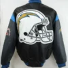Vintage Los Angeles Chargers Black Leather Jackets