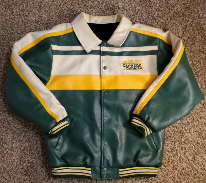 Vintage NFL Green Bay Packers Leather Jacket