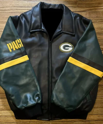 Vintage NFL Team Green Bay Packers Leather Jacket