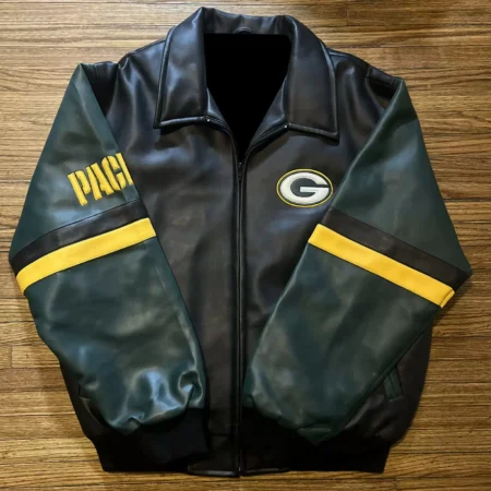 Vintage NFL Team Green Bay Packers Leather Jacket