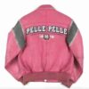 Vintage Pink Pelle Pelle Leather Jacket back