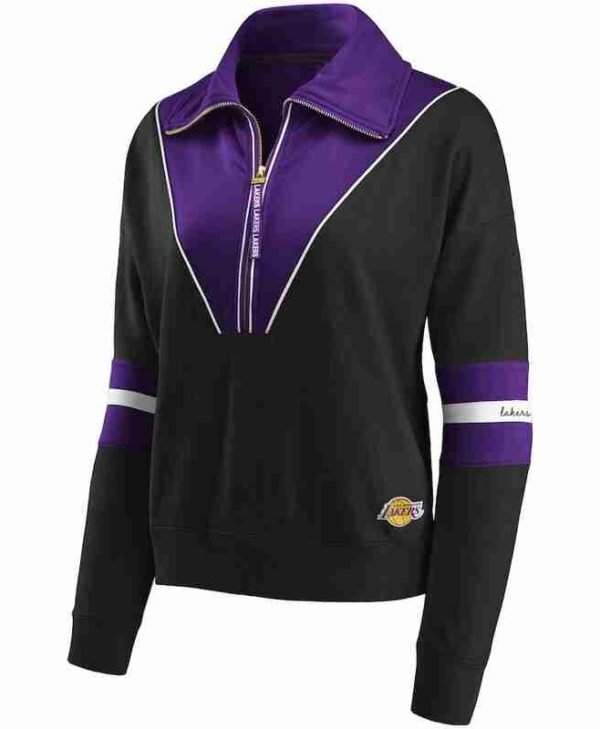 WEAR by Erin Andrews Los Angeles Lakers Womens Color blocked Jacket