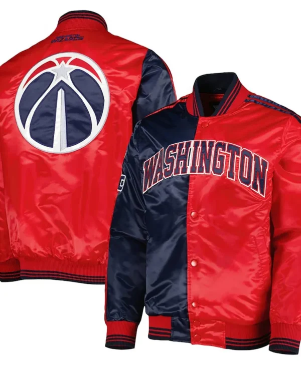 Washington Wizards Fast Break Satin Jacket