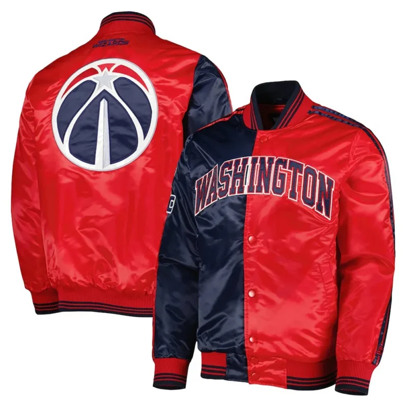 Washington Wizards Fast Break Satin Jacket