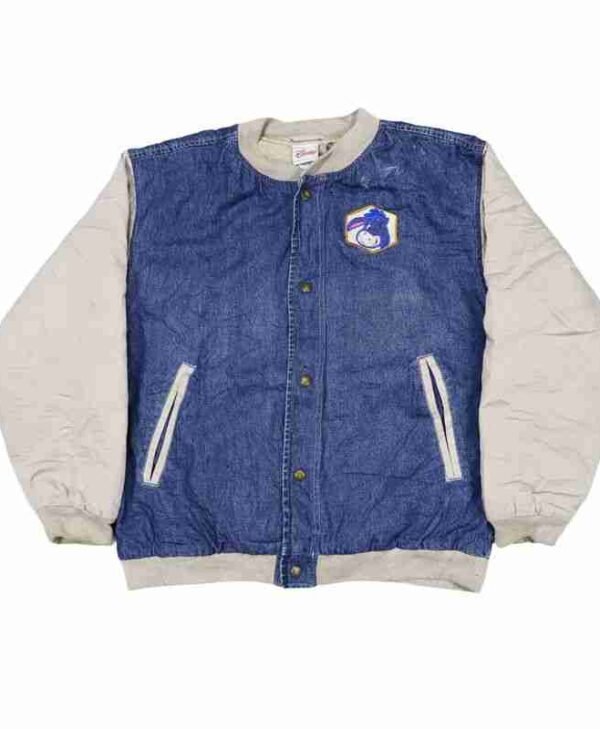Winnie The Pooh EEYORE Varsity Denim Jacket