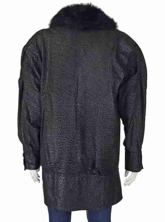 Women Black Suede Leather Jacket