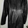 Women Leather Black Coat