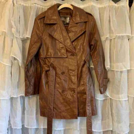 Women Pelle Brown Leather Jacket 1