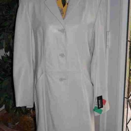 Women Pelle Italian Leather Trench Coat