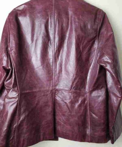 Women Pelle Leather Coat