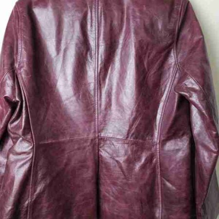 Women Pelle Leather Coat