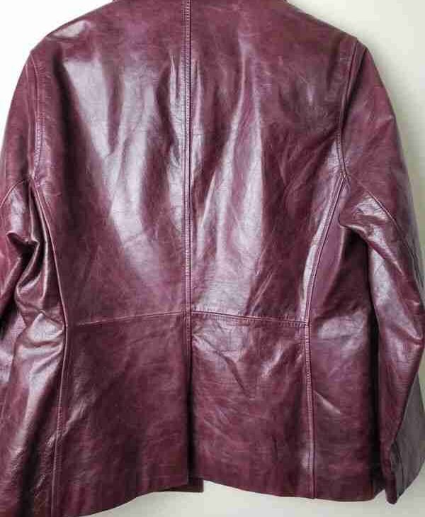 Women Pelle Leather Coat