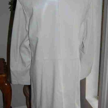 Women Pelle Leather Trench Coat